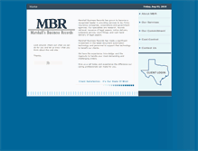 Tablet Screenshot of mbrecords.net